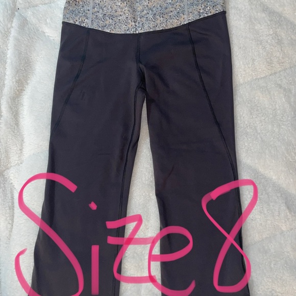 Gray Lululemon Capri Leggings - Picture 1 of 4